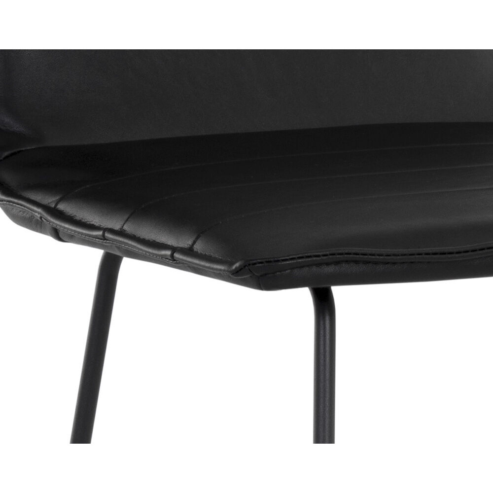 Jovanah 37 inch Bravo Black Counter Stool, Set Of 2